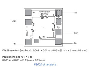 P1602 - Pressure Sensor Die