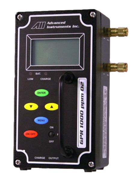 GPR-1000 Portable Trace PPM Oxygen Analyzer