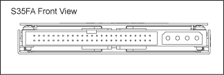 SCSI flash - Front View