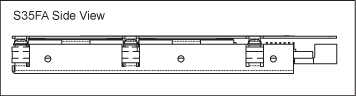 SCSI solid state disk - Side View