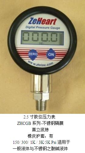 2.5寸数字(液体)压力表